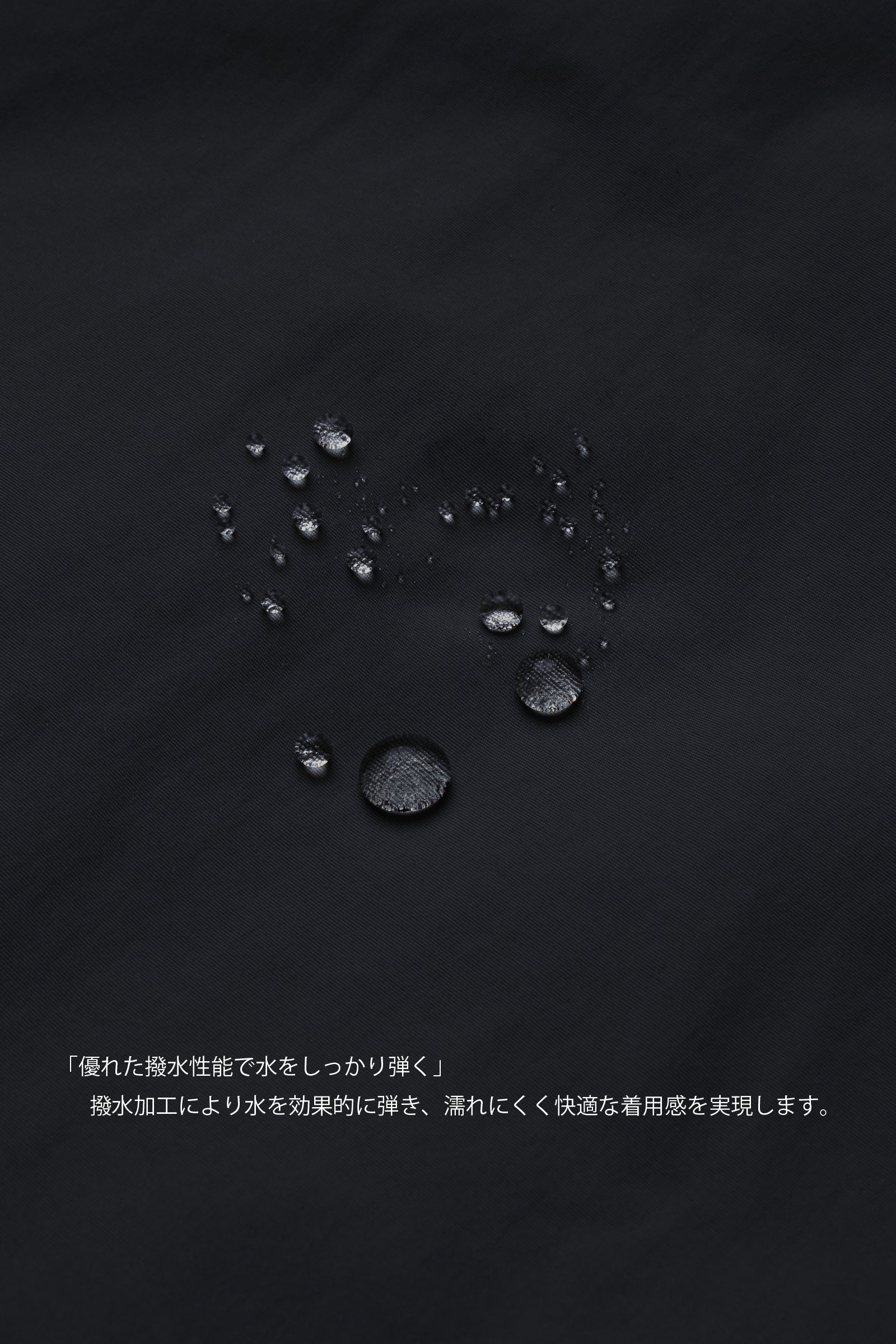 [DR-3023J] GY UPCYCLE RAIN JACKET