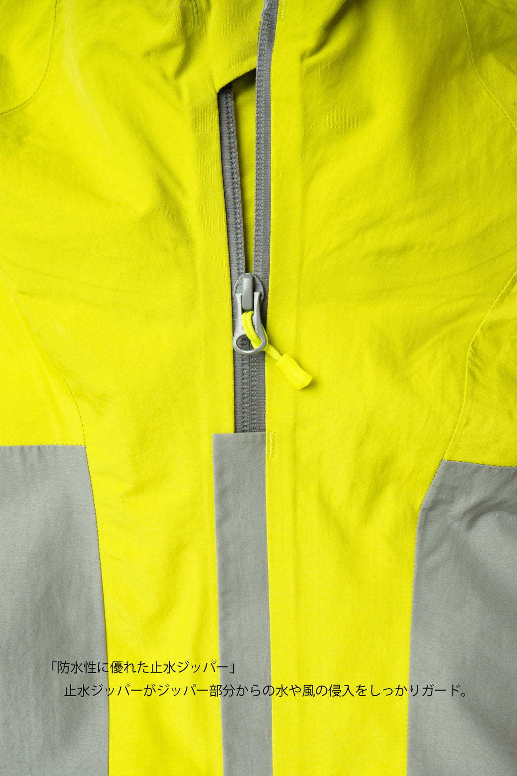 [DR-3023J] GY UPCYCLE RAIN JACKET