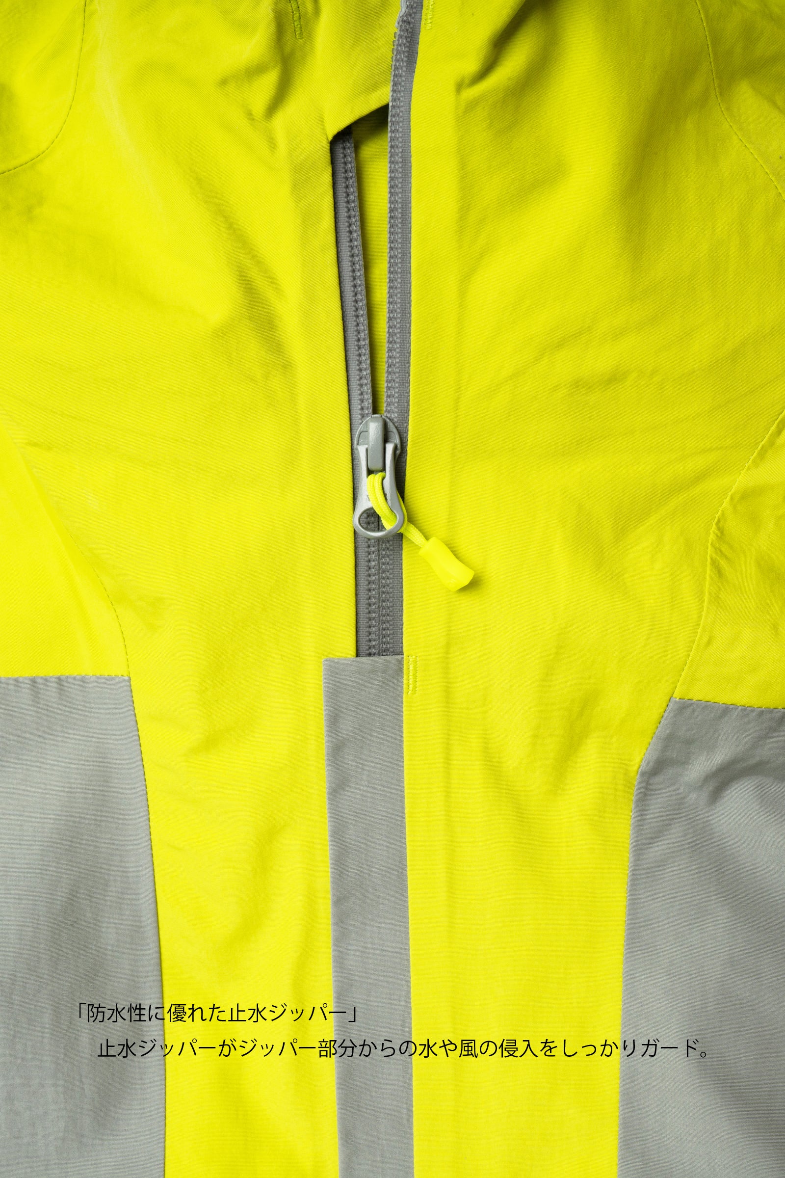 [DR-3023J] GY UPCYCLE RAIN JACKET